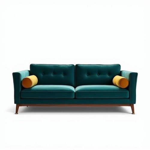 Riviera Teal Velvet Sofa Riviera Teal Velvet Sofa