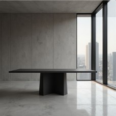 Aethel Monolithic Fin Dining Table Aethel Monolithic Fin Dining Table