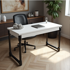 Hollywood Glam Industrial Steel Pipe Writing Desk Hollywood Glam Industrial Steel Pipe Writing Desk