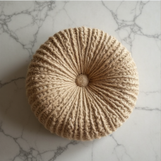 Glamour Weave Jute Pouf Glamour Weave Jute Pouf