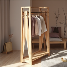 Glamour Ash Clothes Rack