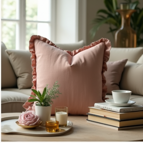 Chateau Luxe French Linen Throw Pillow Chateau Luxe French Linen Throw Pillow