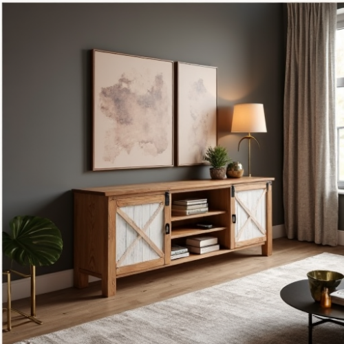 Barn Chic Pine TV Stand Barn Chic Pine TV Stand