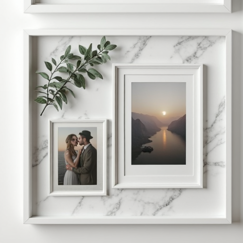 Hollywood Glam Minimalist Picture Frame Gallery Set Hollywood Glam Minimalist Picture Frame Gallery Set